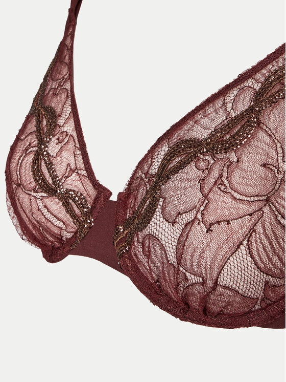 Chantelle X Chantelle X Biustonosz z fiszbiną Xtravagant C06GM9 Bordowy