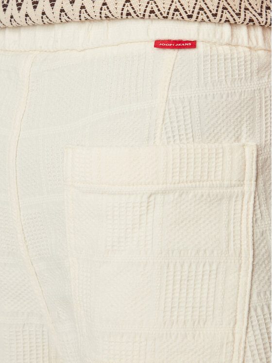 JOOP! Jeans JOOP! Jeans Kratke hlače iz tkanine Riv-W 30102887 Kremna Regular Fit