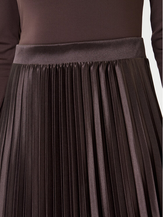ONLY ONLY Plesirana suknja Kolter 15356154 Smeđa Regular Fit