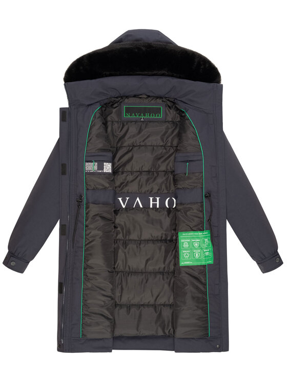 Navahoo Navahoo Kurtka zimowa Kaltwetterretter Niebieski Regular Fit