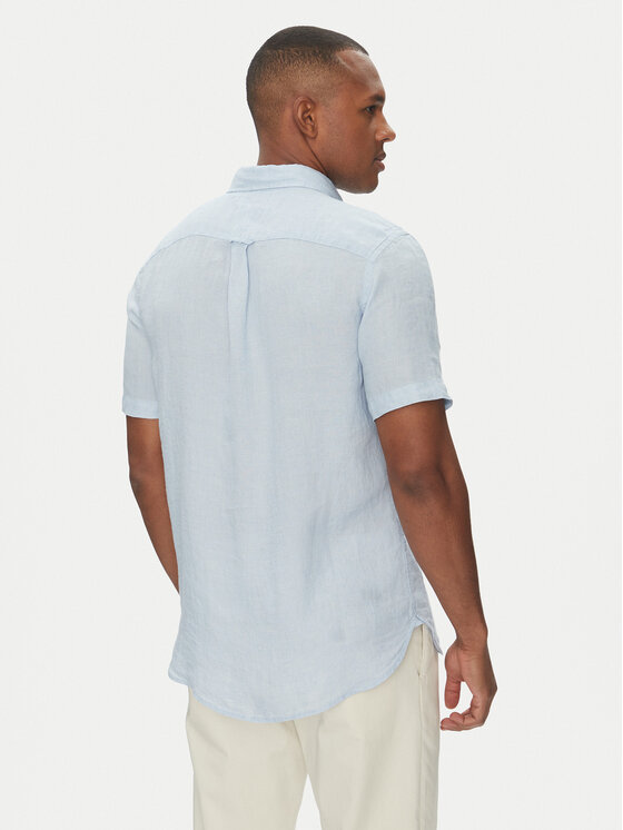 Tommy Hilfiger Tommy Hilfiger Camicia MW0MW35207 Celeste Regular Fit