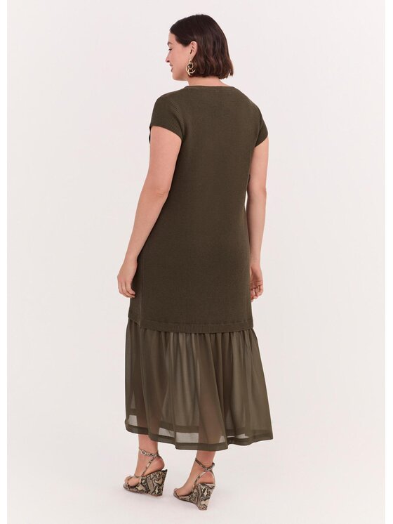 Fiorella Rubino Fiorella Rubino Abito da sera 7600L001196N035 Verde A-Line Fit
