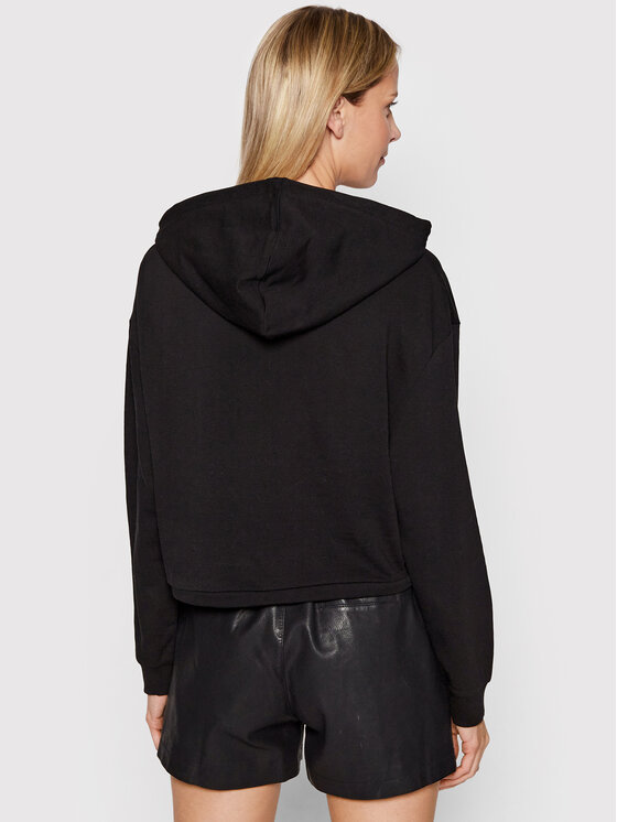 Felpa LSS-69GEORGIE Nero Relaxed Fit
