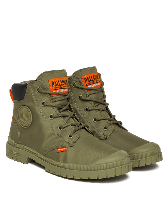 Palladium Palladium Pohodni čevlji Pampa Sp20 Cuff Wp+ 76835-308-M Zelena