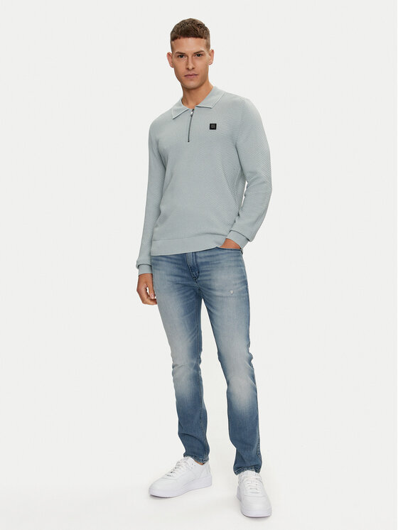 HUGO HUGO Džemperis Sastoon 50516640 Pelēks Slim Fit