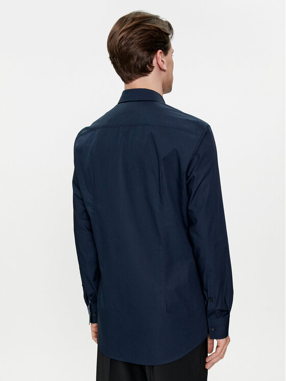 HUGO Hugo Košile Koey 50513889 Tmavomodrá Slim Fit