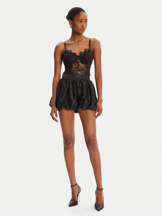 BARDOT BARDOT Šortky z materiálu Oleana 60041PB Černá Regular Fit
