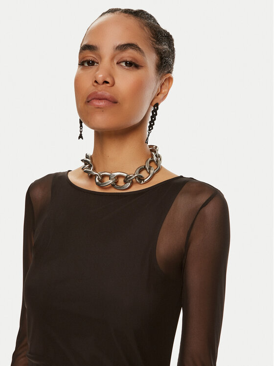 Patrizia Pepe Patrizia Pepe Kokteilinė suknelė 8A1344 J149-K103 Juoda Slim Fit