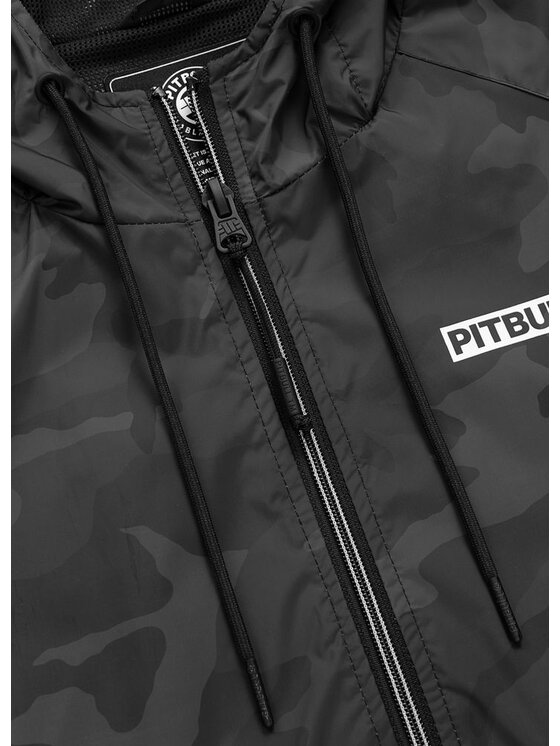 PITBULL PITBULL Kurtka przejściowa ATHLETIC LOGO II Czarny Regular Fit