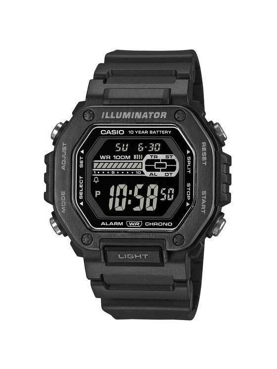 Casio Casio Zegarek MWD-110HB-1BVEF Czarny