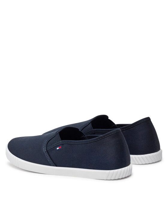 Tommy Hilfiger Scarpe sportive Canvas Slip On Sneaker FW0FW07806 Blu scuro Modivo