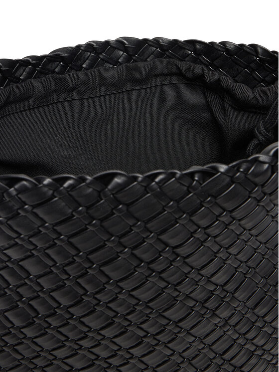 Tommy Hilfiger Tommy Hilfiger Torebka Th Braided Maxi Hobo AW0AW18161 Czarny