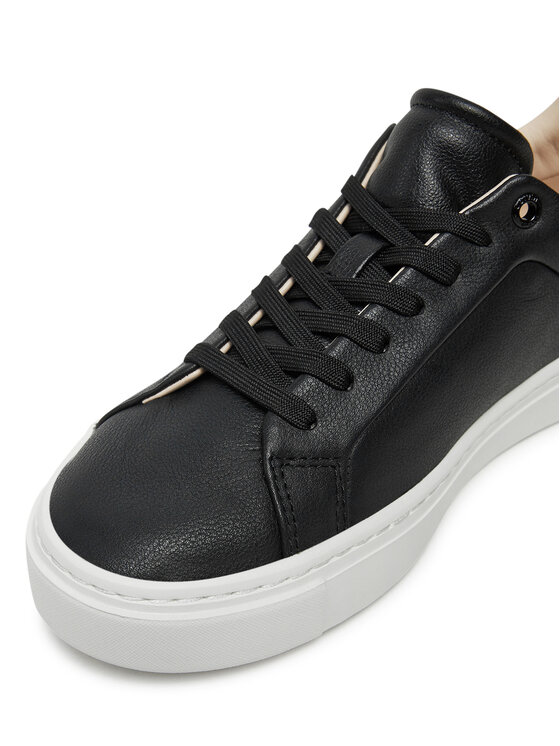 Calvin Klein Calvin Klein Sneakersy Cupsole Lace Up W/Ml HW0HW02288 Czarny