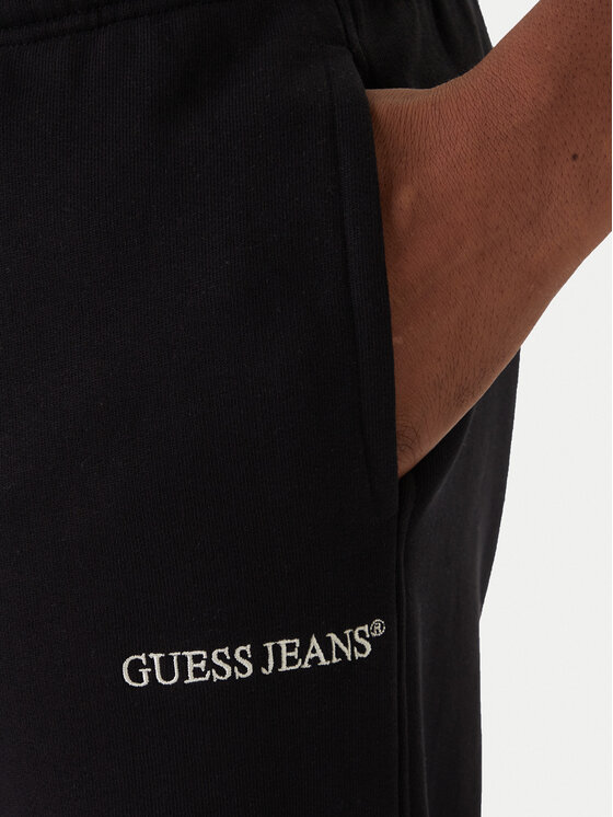 Guess Jeans Guess Jeans Pantaloni trening M6RB70 KCPR1 Negru Regular Fit