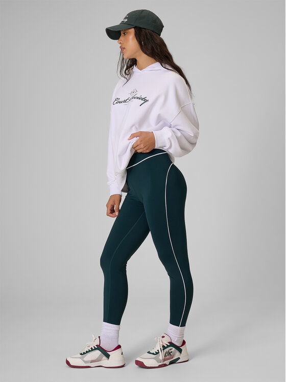 4F 4F Legginsy COURT SOCIETY Zielony ciemny Slim Fit
