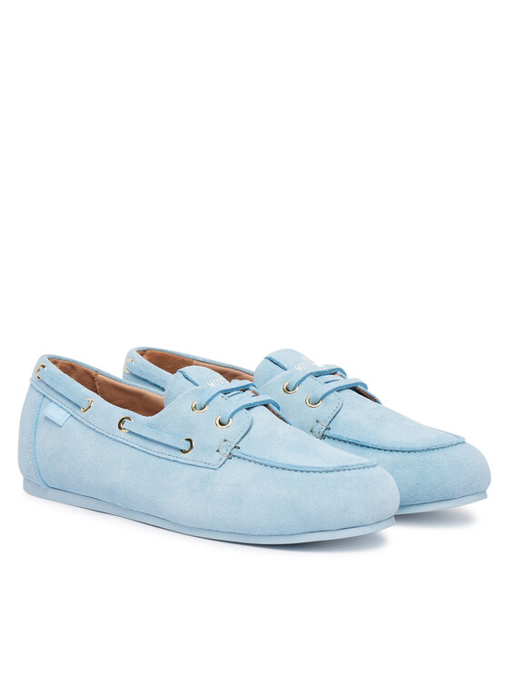 LOVE MOSCHINO LOVE MOSCHINO Mokasíny JA10101G1OIG0701 Svetlo modrá