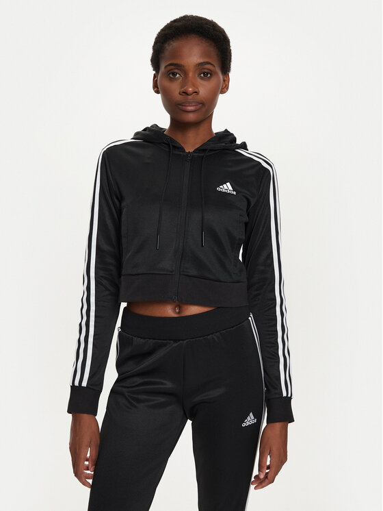 adidas adidas Спортивний костюм Glam IN1836 Чорний Slim Fit