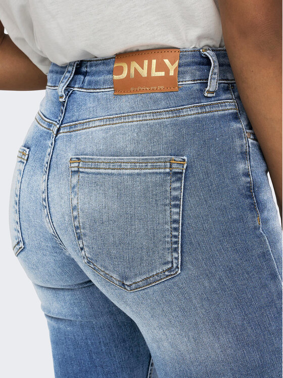 ONLY ONLY Jeans hlače Blush 15245444 Modra Flared Fit