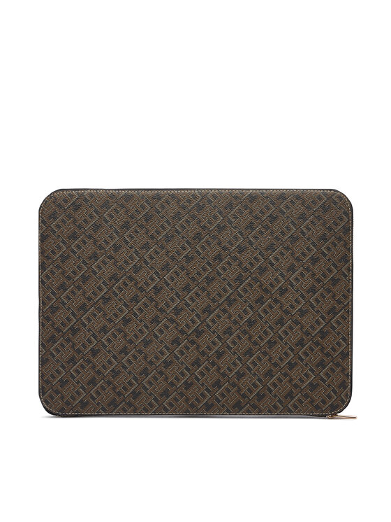 Tommy Hilfiger Tommy Hilfiger Θήκη για laptop Th Icon Laptop Case Mono Print AW0AW18929 Μαύρο