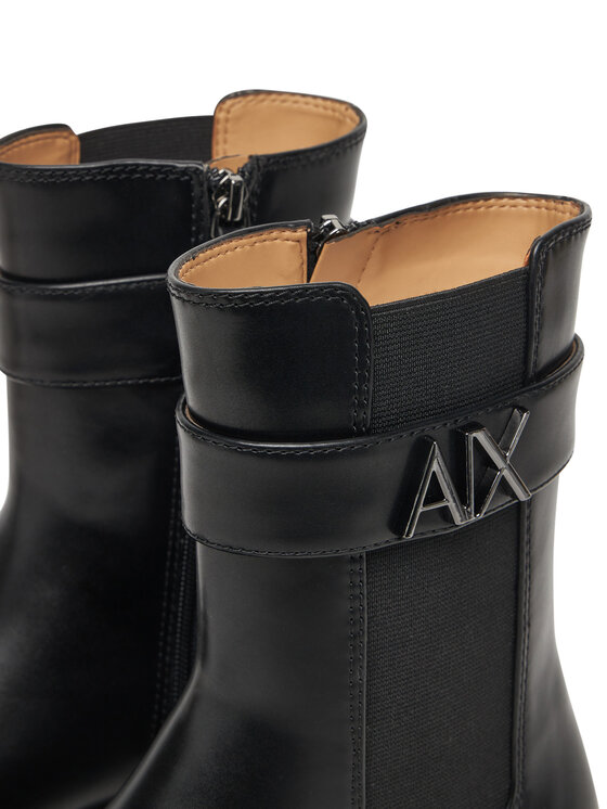 Armani Exchange Armani Exchange Bokacsizma XW001634 AF17474 UC001 Fekete