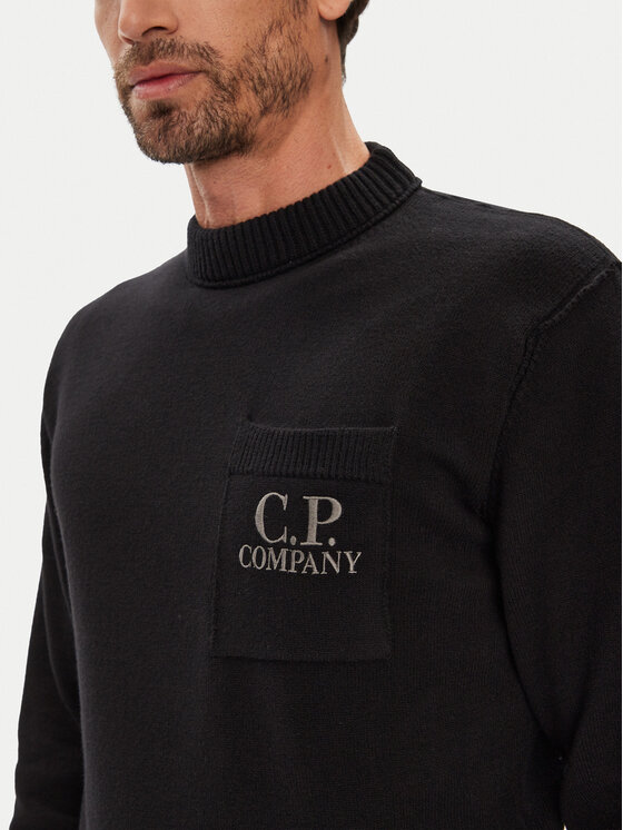 C.P. Company C.P. Company Sweter 19CMKN061A110432A Czarny Regular Fit
