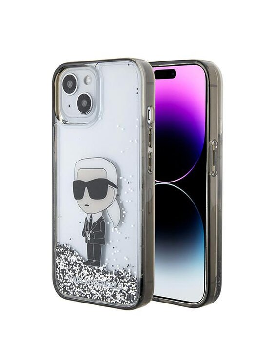 KARL LAGERFELD KARL LAGERFELD Etui na telefon iPhone 15 Przezroczysty
