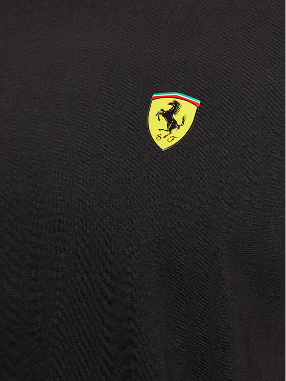 Puma Puma T-Shirt Ferrari Race Mt7 620938 Schwarz Regular Fit