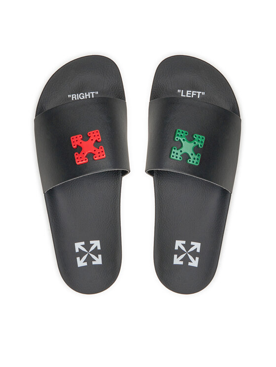 Off-White Off-White Šľapky OMIC001S22MAT0041025 Čierna