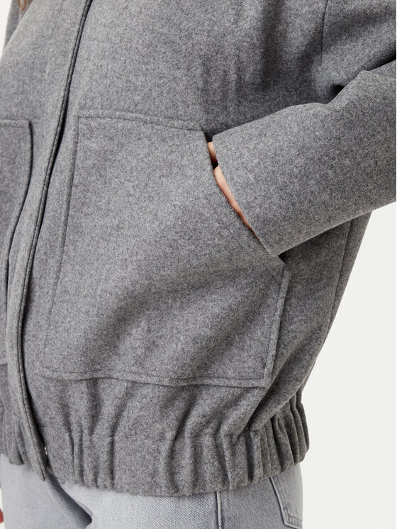 ONLY ONLY Преходно яке Nancy 15336622 Сив Regular Fit