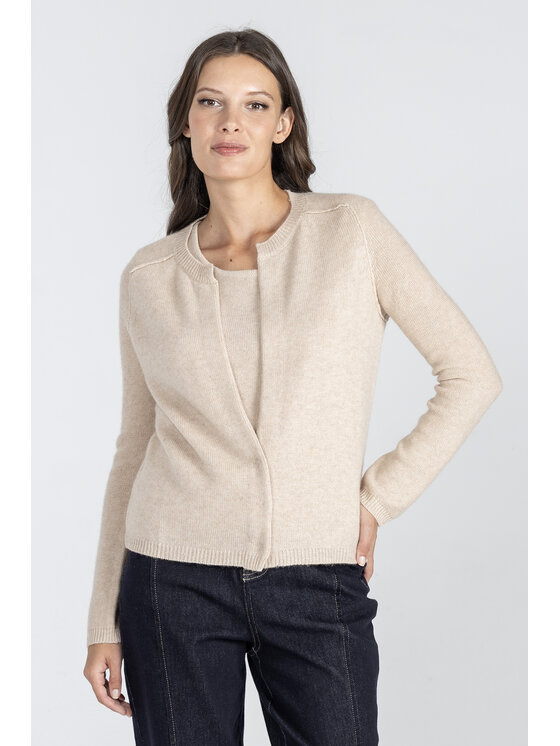 Deni Cler Milano Deni Cler Milano Kardigan T-DC-K051-E5-90-71-1 Czarny Regular Fit