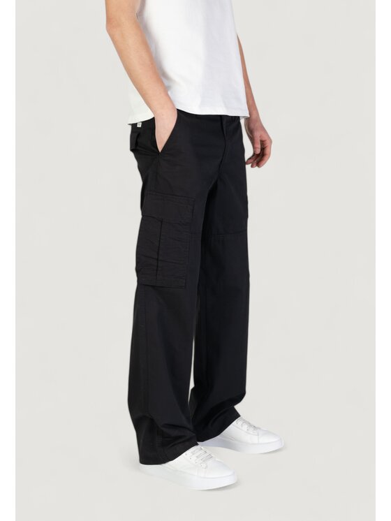 Jack&Jones Jack&Jones Pantaloni chino JPSTBILL KNOCKOUT CARGO LN Nero Cargo Fit