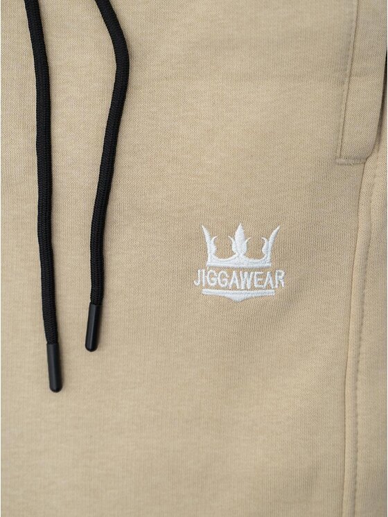 Jigga Wear Jigga Wear Spodnie dresowe Szerokie luźne 131967 Brązowy Baggy Fit
