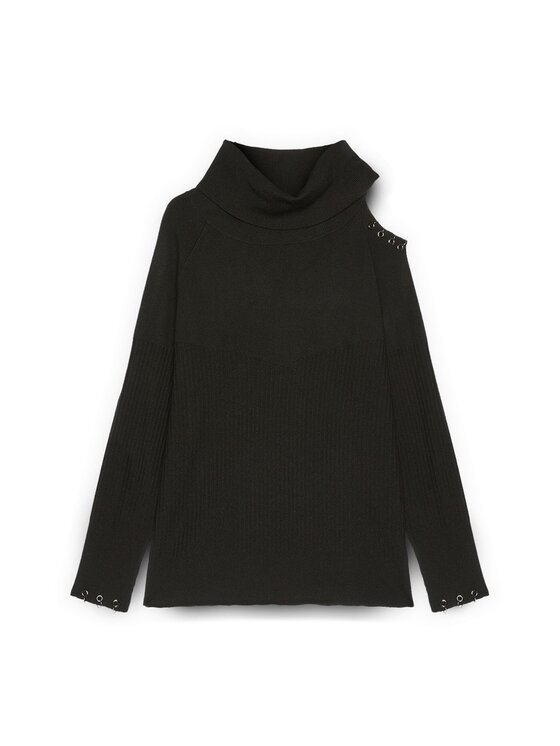 Fiorella Rubino Fiorella Rubino Cardigan M248L008183N033 Nero Regular Fit