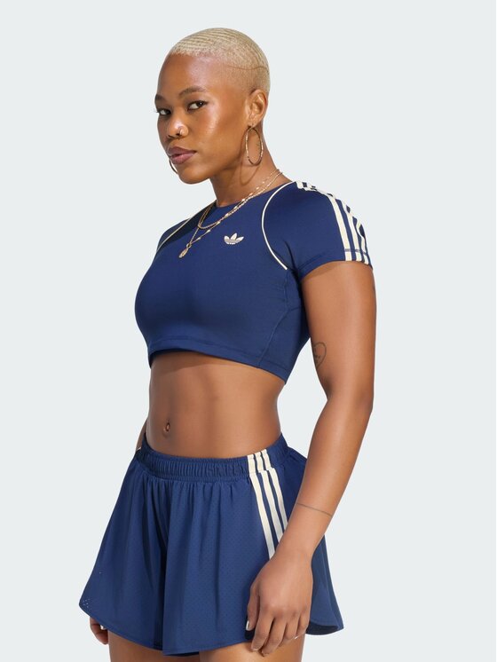 adidas adidas Biustonosz top 168700 Granatowy