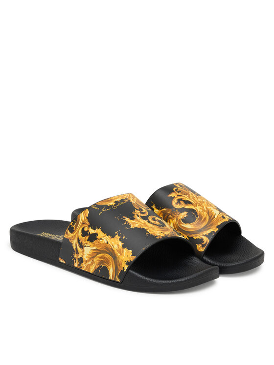 Versace Jeans Couture Versace Jeans Couture Šľapky 80YA3SQ4 ZS365 G89 Čierna
