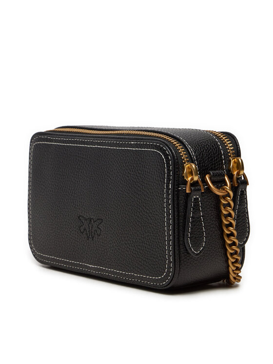 PINKO Pinko Torebka Pelle Bottalata 103799 Czarny