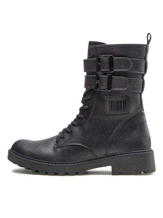 Geox Geox Schnürstiefeletten J Casey G. B J2620B 000BC C9999 D Schwarz