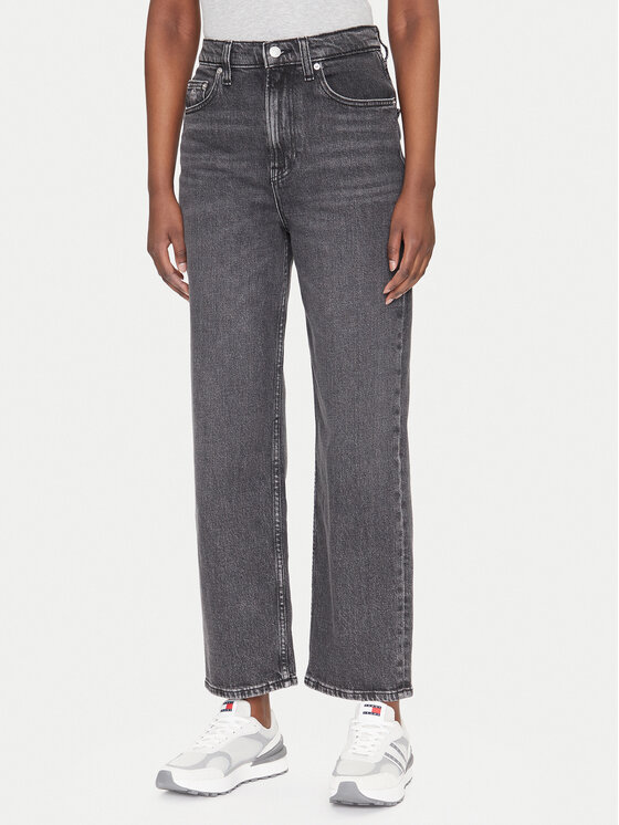Damskie Jeansy Tommy Jeans, Rozmiar 26/32, Czarne, Layla DW0DW20646