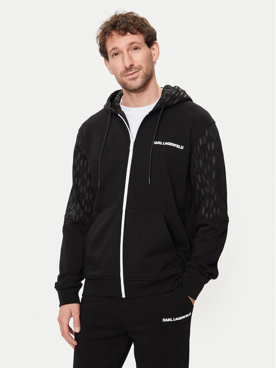 KARL LAGERFELD KARL LAGERFELD Mikina 705017 542900 Černá Regular Fit