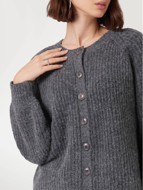 Guess Guess Sweter 170573 Szary Classic Fit