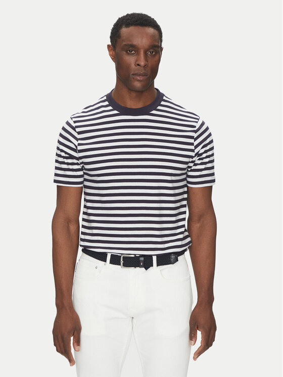 Hechter Paris Hechter Paris Tricou 75015 151923 Bleumarin Regular Fit