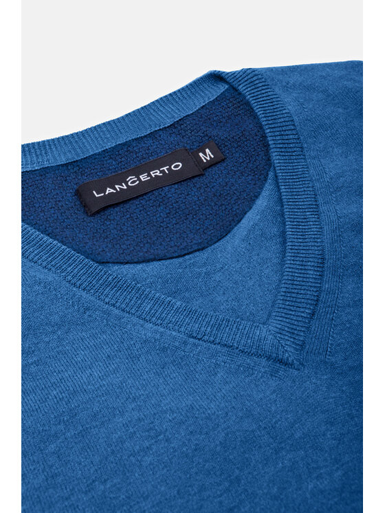 Lancerto Lancerto Sweter Robin Niebieski Regular Fit