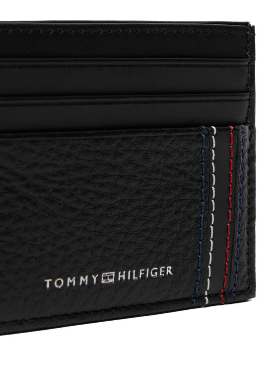 Tommy Hilfiger Tommy Hilfiger Pouzdro na kreditní karty Th Central Cc Holder AM0AM14228 Černá