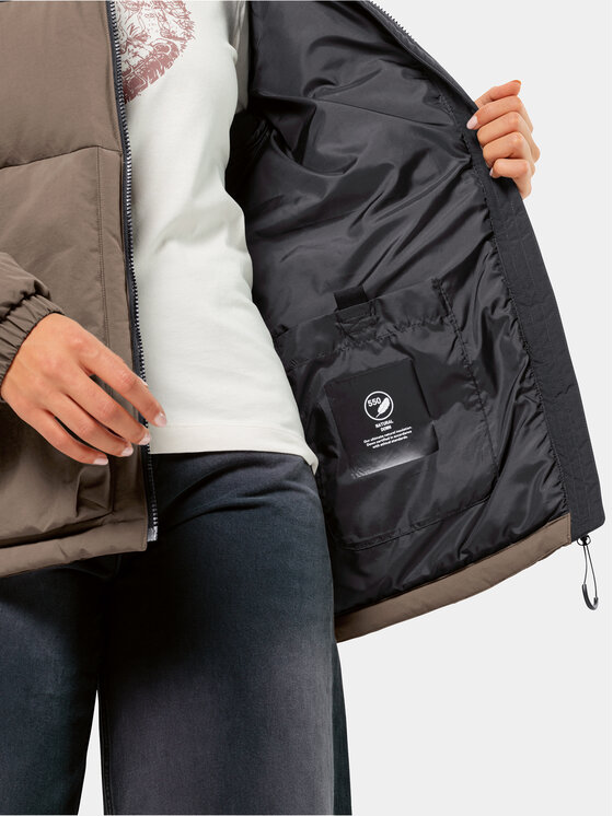 Jack Wolfskin Jack Wolfskin Μπουφάν πουπουλένιο Dellbrueck Jkt 1207561 Καφέ Regular Fit
