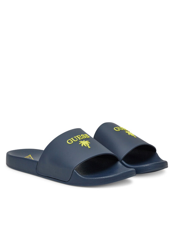 Guess Guess Klapki F5GZ05 BB00F Granatowy