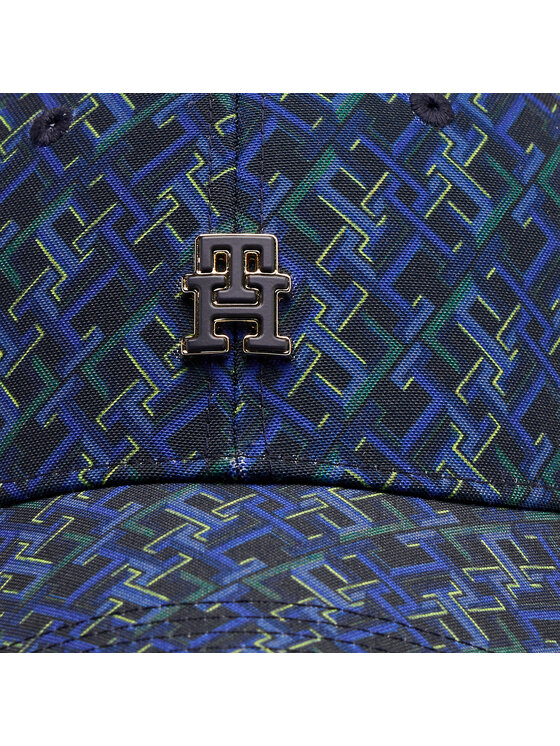 Tommy Hilfiger Tommy Hilfiger Kšiltovka Pop Monogram Cap AW0AW16047 Tmavomodrá
