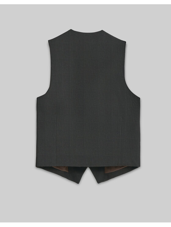 Borgio Borgio Kamizelka zuglia Zielony Slim Fit