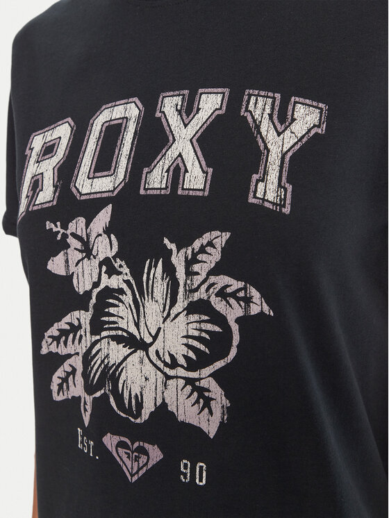 Roxy Roxy T-Shirt Oceanregular Poster ERJZT06017 Tmavomodrá Regular Fit