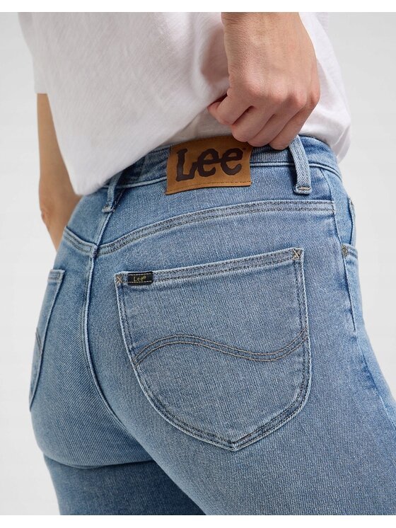 Lee Lee Jeansy Breese Boot Niebieski Bootcut Fit