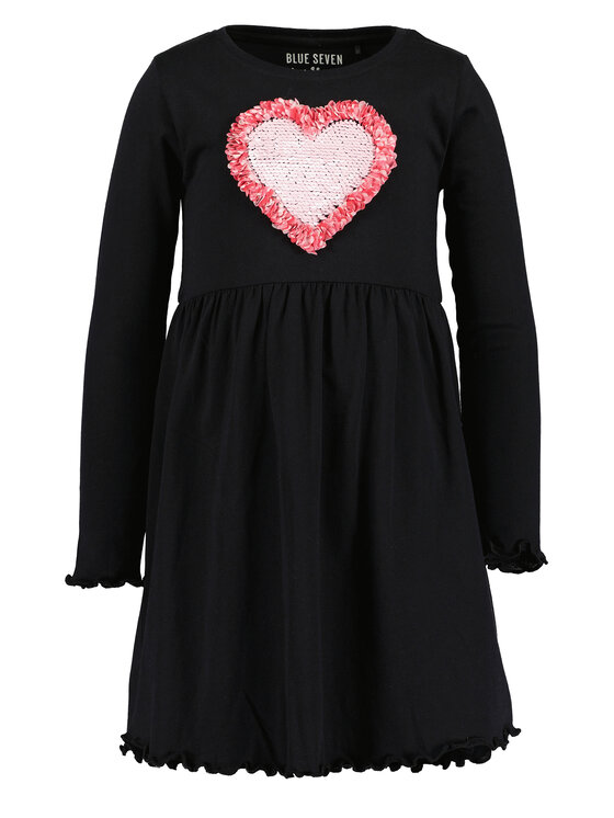Blue Seven Blue Seven Kleid für den Alltag 773650 X Schwarz Regular Fit
